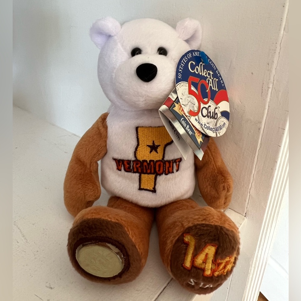 ❣️2/$25❣️ Limited Treasures 2002 VERMONT collect all 50 states quarter bear 🐻
